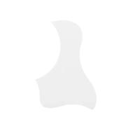 Battipenna Per Chitarra Acustica 1 PC Professional Folk Acoustic Guitar Battipenna Soft Scratch Plate Autoadesivo A Forma Di Uccello Battipenna(Tra)