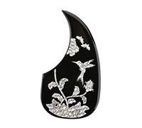 Battipenna Per Chitarra Acustica 1PC Profession Acoustic Guitar Pick Guard Piastra Antigraffio Per Chitarra Battipenna(Black B)