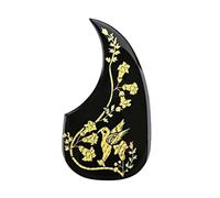 Battipenna Per Chitarra Acustica 1PC Profession Acoustic Guitar Pick Guard Piastra Antigraffio Per Chitarra Battipenna(Black A)
