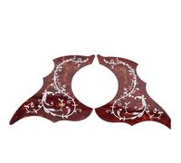 Battipenna Per Chitarra Acustica Battipenna Per Chitarra Acustica Classica Folk Per Mancini E Destrimani, 40" 41" Con Motivo Fantasia, Piastra Antigraffio Professionale(L+R C)