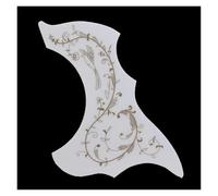 Battipenna Per Chitarra Acustica Battipenna Per Chitarra Acustica Hummingbird And Flower Battipenna Per Chitarra Acustica Battipenna Adesivo Disponibile In Molti Colori(White)