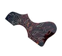 Battipenna per chitarra acustica con piastra incisa protezione antigraffio accessori per chitarra acustica Professional Acoustic Pickguard(One)