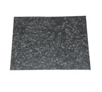 Battipenna per chitarra acustica, foglio vuoto in PVC, antigraffio, autoadesivo, con pellicola protettiva, 25 x 20 cm, colore: nero perlato