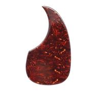 Battipenna Per Chitarra Acustica Goccia D'acqua Battipenna Per Chitarra In Celluloide Decorativa E Resina Epossidica Trasparente Piastra Antigraffio 40 41 Pollici(Red 1)