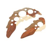 Battipenna per chitarra acustica in legno Alnicov, stile foglia d'uva, coperture per fori sonori, piastra antigraffio per parti di ricambio per chitarra acustica