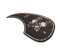 Battipenna per chitarra acustica in legno massello con intarsio in abalone e design con uccelli volanti e fiori in fiore, autoadesivo, per Martin D-45, si adatta alla maggior parte dei modelli da 40 a