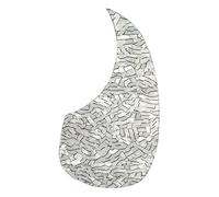 Battipenna per Chitarra Acustica Nuovo Battipenna Per Chitarra Acustica Parti Di Chitarra A Forma Di Lacrima Antigraffio (Color : 06)