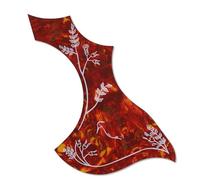 Battipenna per Chitarra Acustica Parti Ricambio 1 Battipenna Autoadesivo Per Chitarra Acustica Folk Per PC Con Motivo A Uccelli E Fiori È Bellissimo(Bird Butterfly)