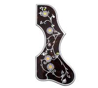 Battipenna per chitarra acustica, per Gibson J-200 SJ-200, spessore 2 mm, autoadesivo, universale, per chitarra acustica da 41-42 pollici (stile D)