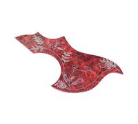 Battipenna Per Chitarra Acustica Piastra Decorativa Per Battipenna Per Chitarra Acustica Folk A Forma Di Fiore Di Colibrì Destro Aspetto Magnifico(B)