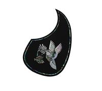 Battipenna per Chitarra Acustica Piastra Di Protezione Per Plettro Professionale In Legno Massello Per Chitarra Autoadesiva Per Chitarra Da 40-43 Pollici (Color : 04)