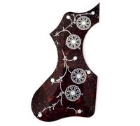 Battipenna Per Chitarra Acustica Sinistra/destra Nero Autoadesivo Per Accessori Per Chitarra Acustica Realizzato In Materiale PVC(L)