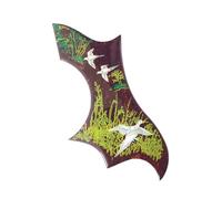 Battipenna Per Chitarra Acustica Spessore 2,0 Mm Intarsio Nero Autoadesivo Per Parti Di Ricambio Per Chitarra Acustica