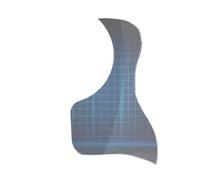 Battipenna Per Chitarra Acustica Ultra Sottile Battipenna Per Chitarra Protezione Trasparente Per Chitarra Folk(3/4)