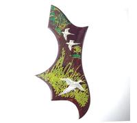 Battipenna per Chitarra Battipenna Per Chitarra Acustica 2,0 Mm Di Spessore Intarsio Guscio Adesivo Nero Per Parti Di Ricambio Per Chitarra Acustica
