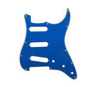 battipenna per chitarra Battipenna per chitarra personalizzato - Per battipenna per chitarra standard St SSS da 72' con 11 fori per vite, piastra antigraffio, otto colori(4Ply Blue)