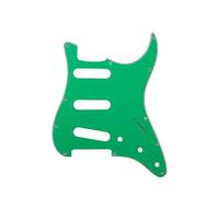 battipenna per chitarra Battipenna per chitarra personalizzato - Per battipenna per chitarra standard St SSS da 72' con 11 fori per vite, piastra antigraffio, otto colori(4Ply Green)