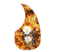 Battipenna Per Chitarra Classica Goccia D'acqua Piastra Decorativa In Resina Epossidica E Celluloide Per Battipenna Per Chitarra Acustica Folk Da 40 A 41 Pollici(I)
