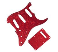 Battipenna Per Chitarra Con 11 Fori Per Viti Con Piastra Posteriore Per Piastra Antigraffio Per Chitarra Elettrica For For ST Standard SSS Parti di Chitarra Elettrica (Color : 03)