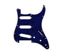 Battipenna Per Chitarra Elettrica A 11 Chiodi ST Pannello SQ Singolo Singolo Blu Reale