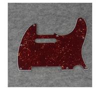 Battipenna Per Chitarra Elettrica A 8 Fori Per Piastra Antigraffio Per Battipenna TL, Standard Adatto Per Parti Di Chitarra Stile TL Battipenna e Piastra Copri Molle(Red)