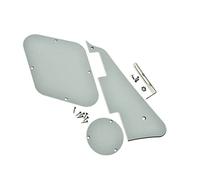 Battipenna per Chitarra Elettrica Battipenna per chitarra Coperchio posteriore Piastra posteriore Piastra interruttore e viti staffa in acciaio al nichel per chitarra elettrica for For LP (Color : Iv