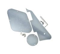 Battipenna per Chitarra Elettrica Battipenna per chitarra Coperchio posteriore Piastra posteriore Piastra interruttore e viti staffa in acciaio al nichel per chitarra elettrica for For LP (Color : Si