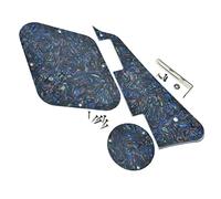 Battipenna per Chitarra Elettrica Battipenna per chitarra Coperchio posteriore Piastra posteriore Piastra interruttore e viti staffa in acciaio al nichel per chitarra elettrica for For LP (Color : 23