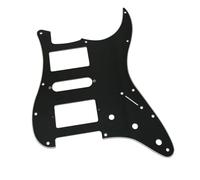 Battipenna per chitarra elettrica Battipenna Per Chitarra Elettrica HSH A 11 Fori E 3 Strati Include Viti Di Montaggio ST Gli Amanti Della Musica(Black 3ply)
