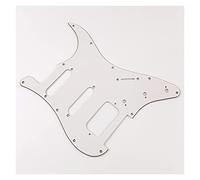 Battipenna per chitarra elettrica bianca a 11 fori Piastra antigraffio per chitarra SSH e viti adatte per parti di chitarra for For ST Professionale Battipenna per Chitarra Elettrica