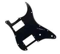 Battipenna per Chitarra Elettrica Black 3 Ply 11 Holes HH Two Humbucker Guitar Pickguard Piastra Antigraffio Per Chitarra Elettrica for For ST