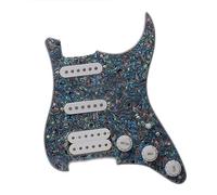 Battipenna Per Chitarra Elettrica E Gruppo Scratchplate Precablato Caricato SSH Bianco (Color : 01)