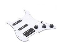 Battipenna Per Chitarra Elettrica E Gruppo Scratchplate Precablato Caricato SSH Nero (Color : 02)