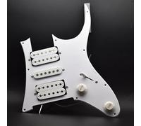 Battipenna Per Chitarra Elettrica Per Pickup HSH Assemblaggio Completo Del Circuito Pannello TV Accessori Per Strumenti Per Chitarra(White)