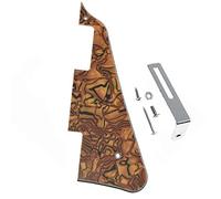 Battipenna per Chitarra Elettrica Piastra antigraffio per battipenna per chitarra con staffa per battipenna in metallo adatta per chitarra elettrica for For LP (Color : 09)