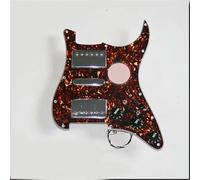 Battipenna per chitarra elettrica Pickup HSH doppio singolo doppio gruppo circuito pickup con guscio in ferro Set Battipenna Pickup(Tortoise shell pickguard)