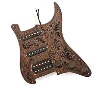 Battipenna Per Chitarra Elettrica Pickup Single Coil Manopole Di Controllo Del Tono Gruppo Scratchplate Precablato Battipenna precablati Set
