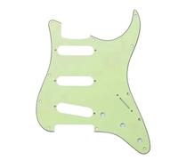 Battipenna Per Chitarra Elettrica Set Battipenna Per Chitarra Elettrica ST Vintage A 8 Fori Da 1 Pezzo SSS ScratchPlate E Viti(Green 3ply)