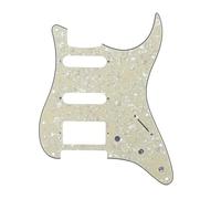 Battipenna Per Chitarra Elettrica SSH Nero A 3 Strati 11 Fori Piastra Antigraffio Per Chitarra HSS E Viti Adatte Per Chitarra Piastra protettiva battipenna per chitarra elettri(Aged)