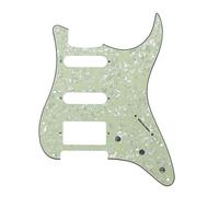 Battipenna Per Chitarra Elettrica SSH Nero A 3 Strati 11 Fori Piastra Antigraffio Per Chitarra HSS E Viti Adatte Per Chitarra Piastra protettiva battipenna per chitarra elettri(Mint Green)