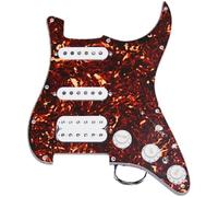 Battipenna per chitarra elettrica SSH Set completo di assemblaggio di circuiti pickup singoli e doppi per chitarra elettrica Set Battipenna Pickup(Tortoise shell pickguard)