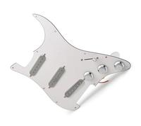 Battipenna per chitarra elettrica SSS Silver Pickup e gruppo Scratchplate precablato caricato (Color : 2)
