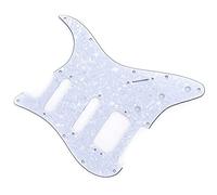 Battipenna Per Chitarra HSS Ad Angolo Tondo A 3 Strati A 11 Fori Per Chitarra For For ST Pickup Aperto Per Montaggio Humbucking A 3 Viti Professionale Battipenna per Chitarra Elettrica (Color : 09)