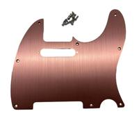 Battipenna per chitarra in alluminio anodizzato a 8 fori, stile Tele, per chitarra Fender Telecaster USA/Messico (oro rosa)