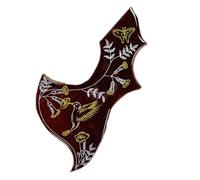 Battipenna per chitarra in legno 40 43 sigillante per colla morbida ispessito e allargato disponibile in vari stili Professional Acoustic Pickguard(3/4)