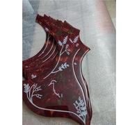 Battipenna per chitarra in legno 40 43 sigillante per colla morbida ispessito e allargato disponibile in vari stili Professional Acoustic Pickguard(3)