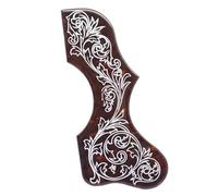 Battipenna Per Chitarra In Resina Epossidica Decorativa A Forma Di Fiore 1R/1L, Piastra Antigraffio Parti di chitarra(1R White)