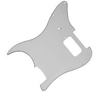 Battipenna per chitarra One Humbucker bianco per piastra antigraffio per chitarra elettrica For For ST foro di montaggio a doppia bobina Parti di Chitarra Elettrica