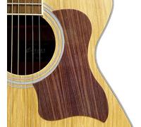 Battipenna per chitarra, per Taylor, autoadesivo, antigraffio, decorativo, con disegni artistici personalizzati, compatibile con 12 stili - Tramonto, Flower Crane, Coniglio (15-Redwood Texture Style)