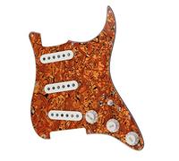 Battipenna Per Chitarra Precablato SSS Con Set Di Pickup In Ceramica Single Coil Bianchi Multifunzione Per For FD Chitarra Battipenna precablati Set (Color : 02)